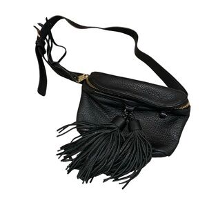 Rebecca Minkoff Black Leather Fanny Pack Bag